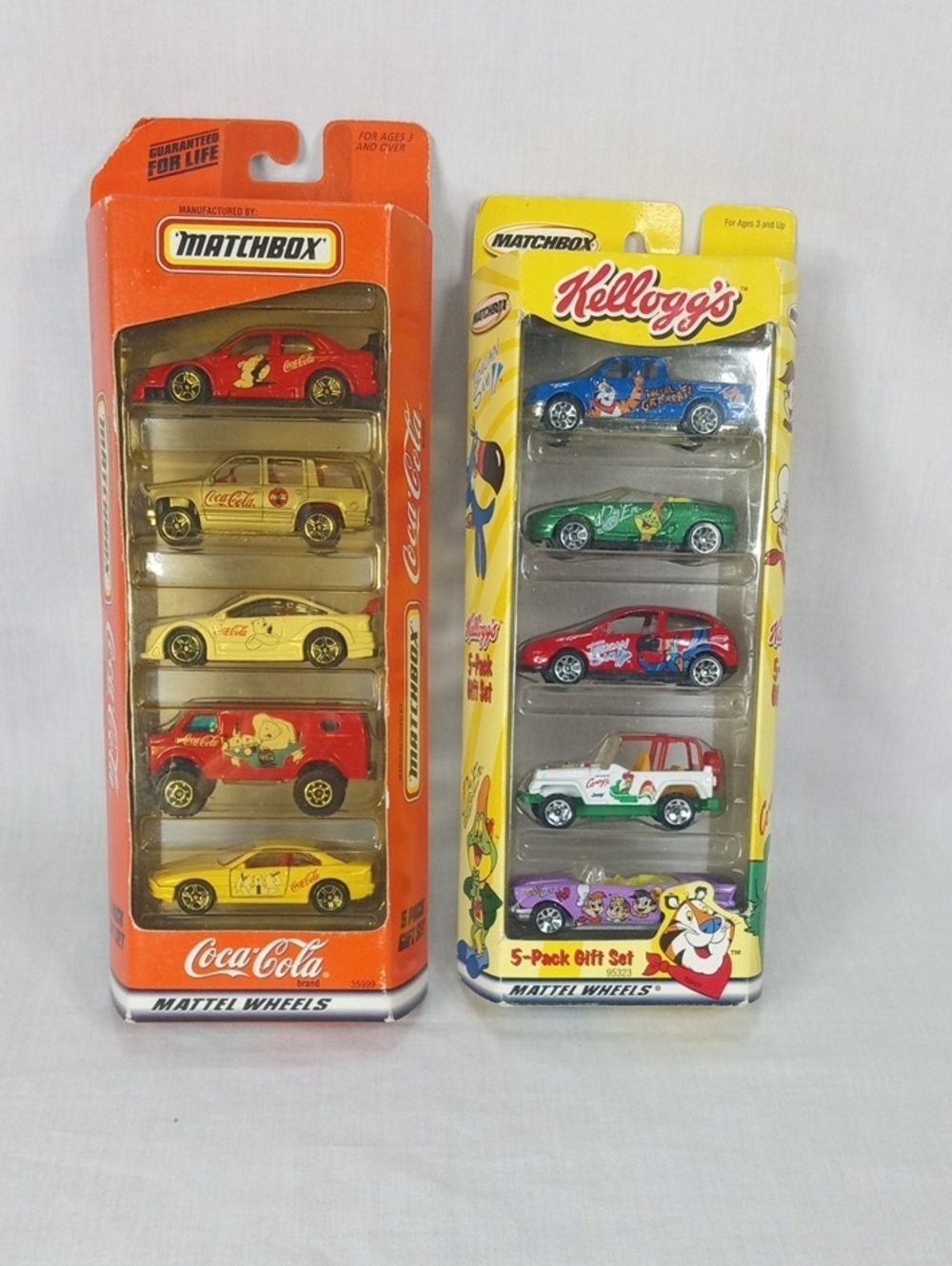 Matchbox & Kellogg's Kids 5-Pack Toy Car Set - Coca-Cola & Kellogg's Themed